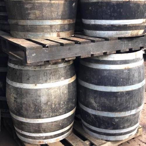 Weathered Oak Wine Barrel - Weathered Oak Wine Barrel
