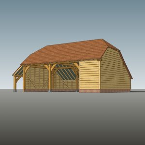 2 Bay Garage CH25BL
