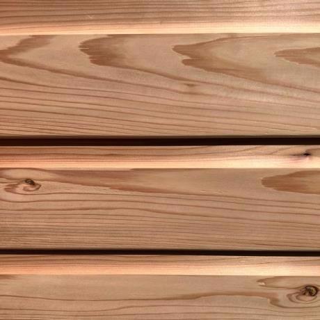 Western Red Clear Grade 2 Cedar shiplap weatherboard cladding