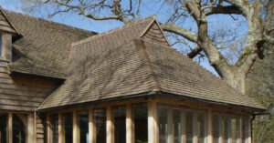 Gablet Roof oak framed building