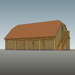 4 Bay First Floor Garage CH4B-FF60