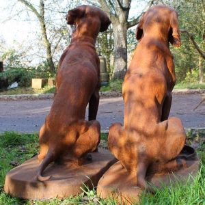 Cast Iron Sussex Gun Dog Statue - 830mm High