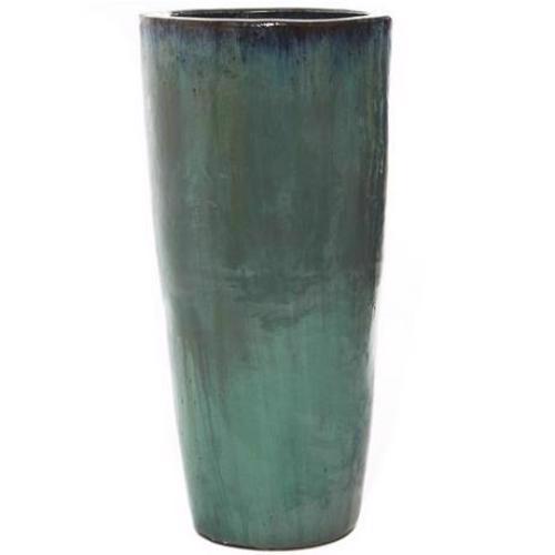 Ceramic - Glazed Round Vase Planter