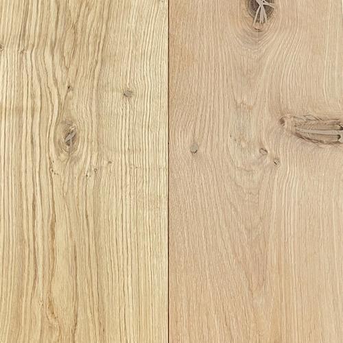 Engineered Oak flooring - Brushed, Untreated - 240 x 15 x 2200 mm