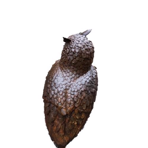 Cast Iron Wise Owl Statue