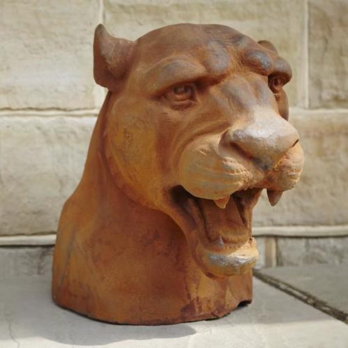 Cast Iron Cougar Head