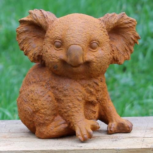 Cast Iron Mini Koala Statue