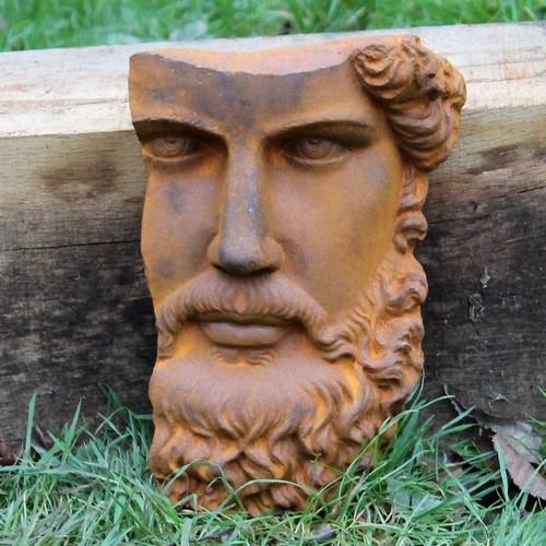 Cast Iron Roman Man Statue