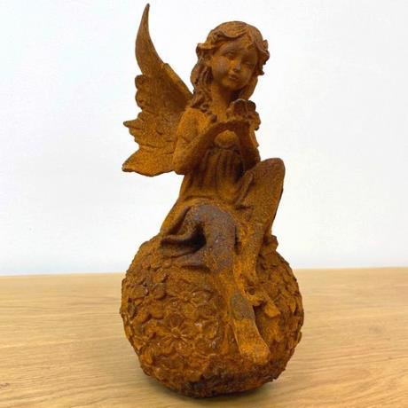 Cast Iron Meadow Fairy Statue