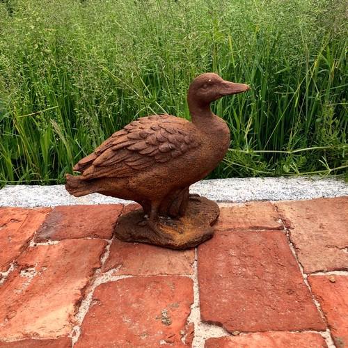 Cast Iron Puddle Duck Statue - 270mm High