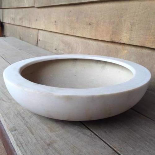 Polystone - Contemporary Dish Bowl Planter