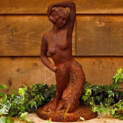 Cast Iron Fifties Nude Statue