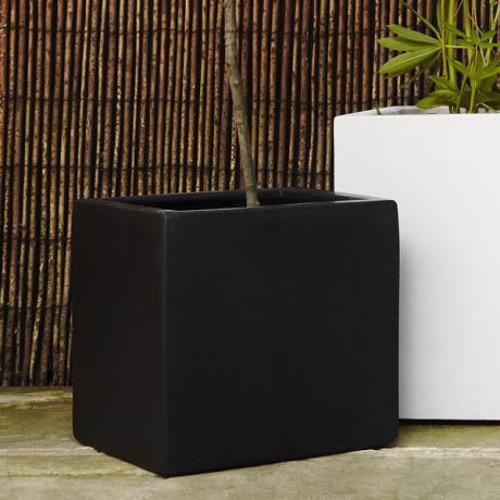 Polystone - Contemporary Cubic Box Planter