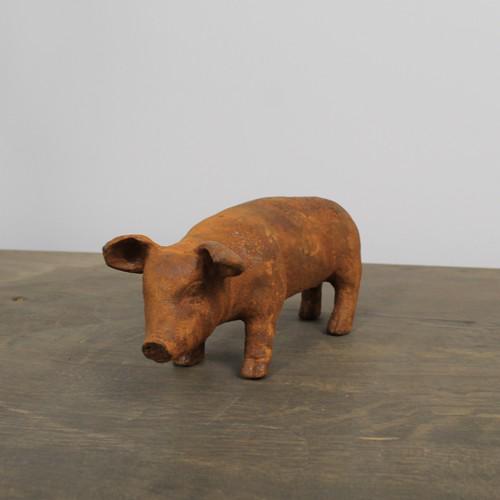 Cast Iron Mini Piglet Statue - 320mm High