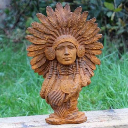 Cast Iron Spirit Statue Statue - 295mm High