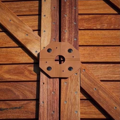 Cumaru decking tile - smooth