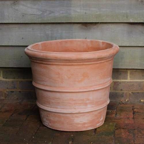 Terracini - Florentine Square Pot Planter - Terracotta