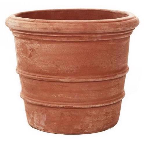 Terracini - Florentine Square Pot Planter - Terracotta