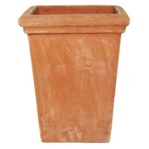 Terracini - Camelia Square Pot Planter - Terracotta
