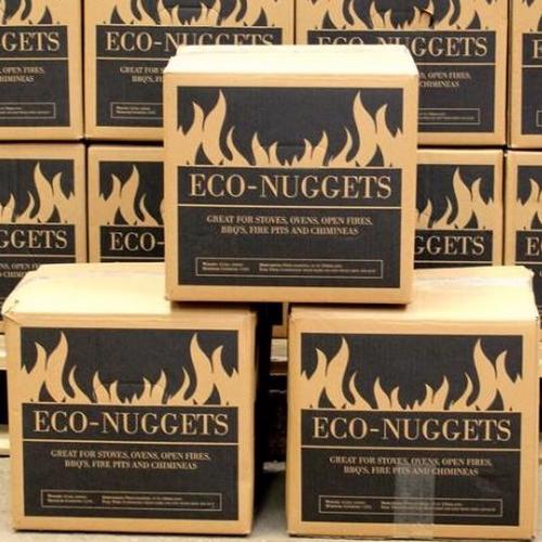 Recycled Virgin Sawdust Eco-Nugget briquettes - 14kg Box