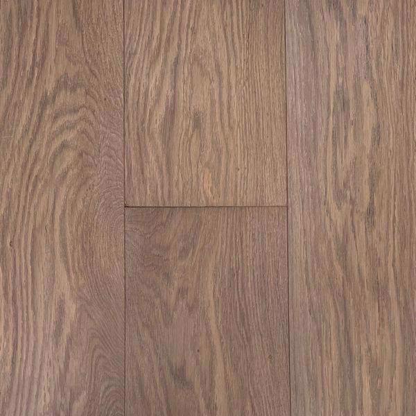 Engineered Oak flooring - Brushed, White-oiled