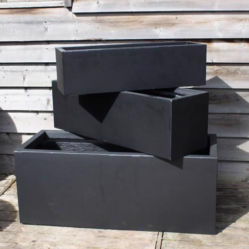 Arcadian - Fibrestone Rectangular Trough Planter