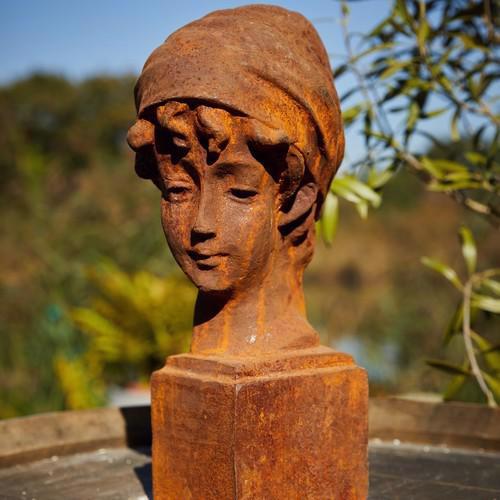 Cast Iron Classic Girl Statue