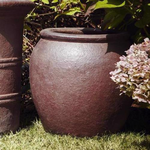 Ironstone - Tinaja Round Jar Planter