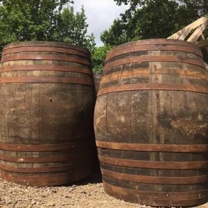 Weathered Oak Whiskey Puncheon Barrel - Weathered Oak Whiskey Puncheon Barrel