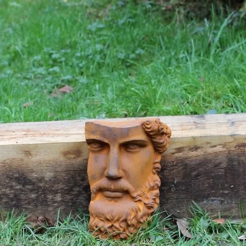 Cast Iron Roman Man Statue - 262mm High