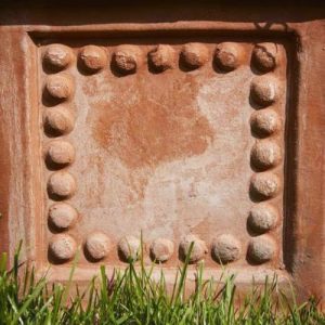 Terracini - Heritage Collection - Patterned Rectangular Trough Planter - Terracotta