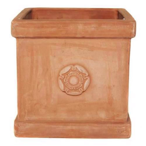 Terracini - Heritage Collection - Rose Box Cubic Box Planter - Terracotta