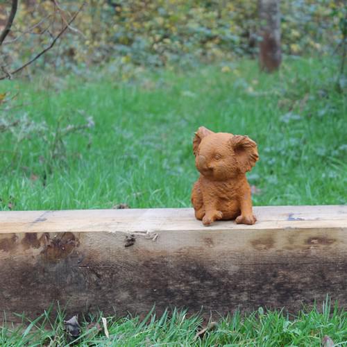 Cast Iron Mini Koala Statue - 170mm High