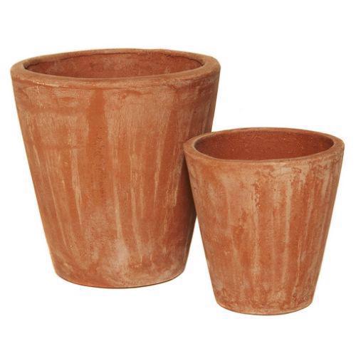 Terracini - Long Tom Flower Pot Planter - Terracotta