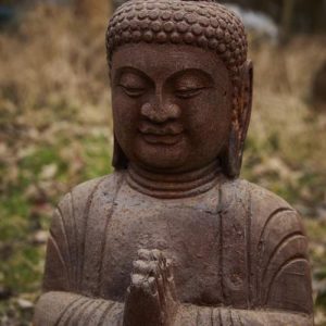 Cast Iron Meditating Buddha Statue - 580mm High