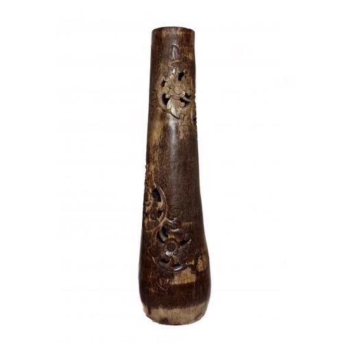 Palm Wood - Vas Berukir Tall Vase Planter