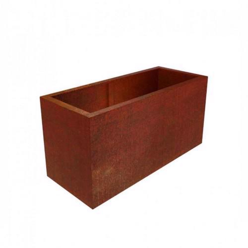 Corten Steel - Hones Barrier Trough Planter - Rust