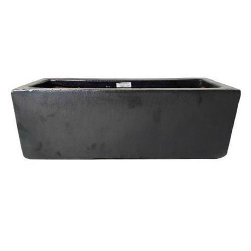 Ceramic - Glazed Rectangular Trough Planter