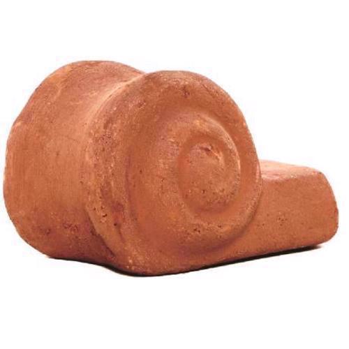 Terracini Scroll Pot Feet in Terracotta