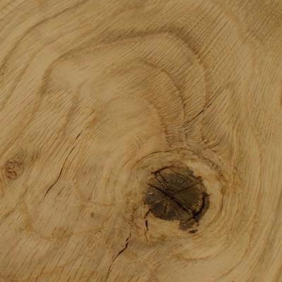 Solid Oak flooring - Rustic grade, Smooth, Untreated - 205 x 21 mm