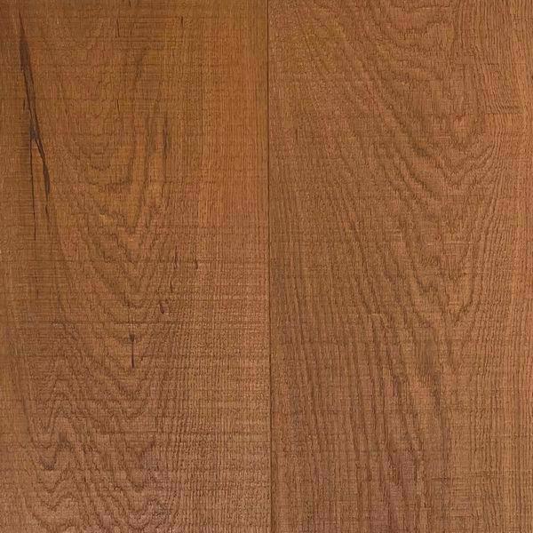 Engineered Oak flooring - Brushed-Saw-Marked, Wax-oiled Colour 9