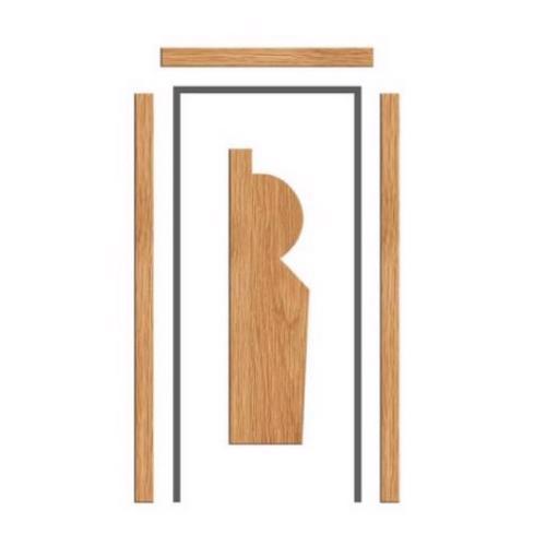 Oak torus architrave