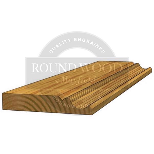 Oak ogee skirting