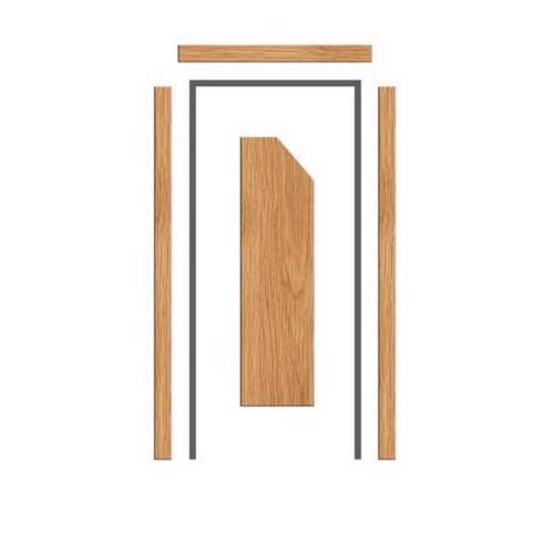 Oak bevelled architrave