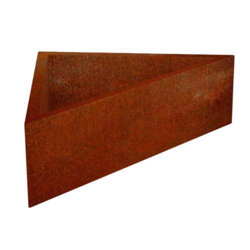 Corten Steel - Genus Triangular Raised Bed Planter