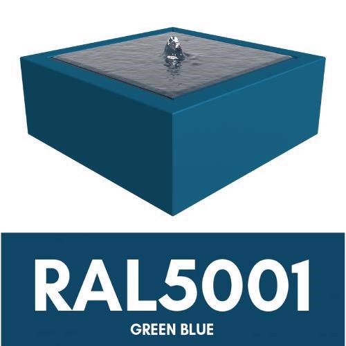 Aluminium Somni Water Table - RAL 5001 - Green Blue
