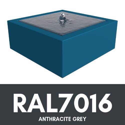Aluminium Somni Water Table - RAL 7016 -Anthracite Grey