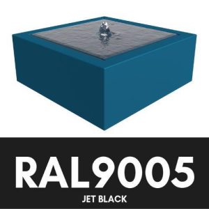 Aluminium Somni Water Table - RAL 9005 - Jet Black