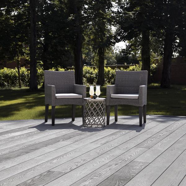 Millboard Decking Enhanced Grain Smoked Oak
