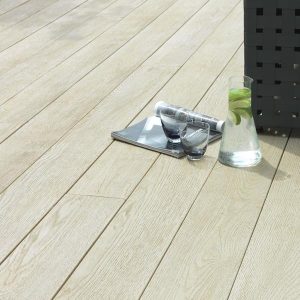 Millboard Decking Enhanced Grain Limed Oak